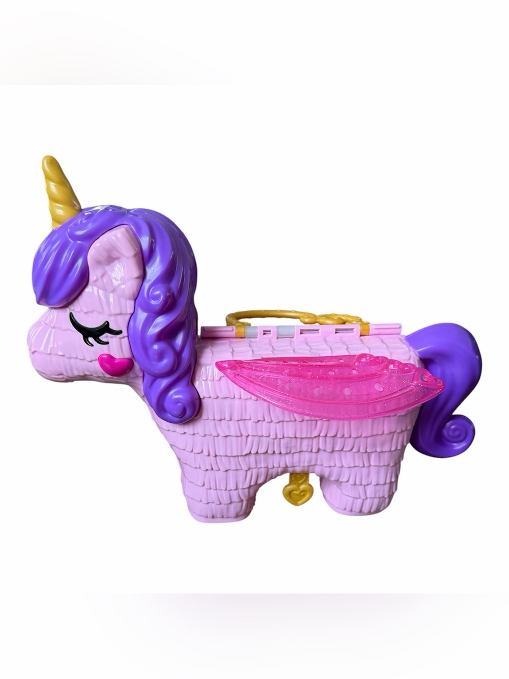 Polly Pocket Unicorn Party Large Compact Playset Micro Polly - Read